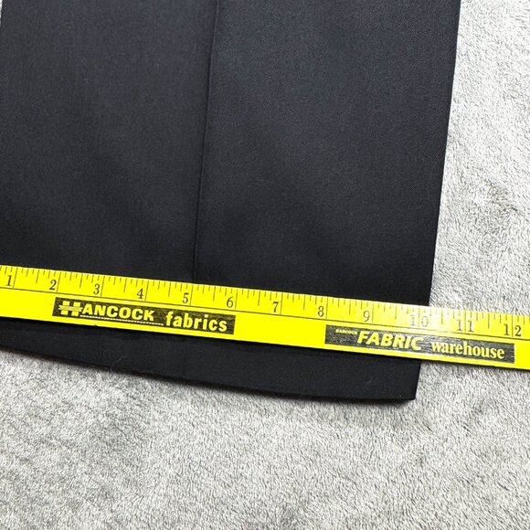 Savane Men’s Dress Pants 50x32 Black Classic Fit Big & Tall Flat Front - Picture 7 of 9